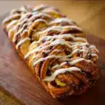 Pumpkin Cinnamon Roll Loaf Recipe with Cream Cheese Glaze Recipe