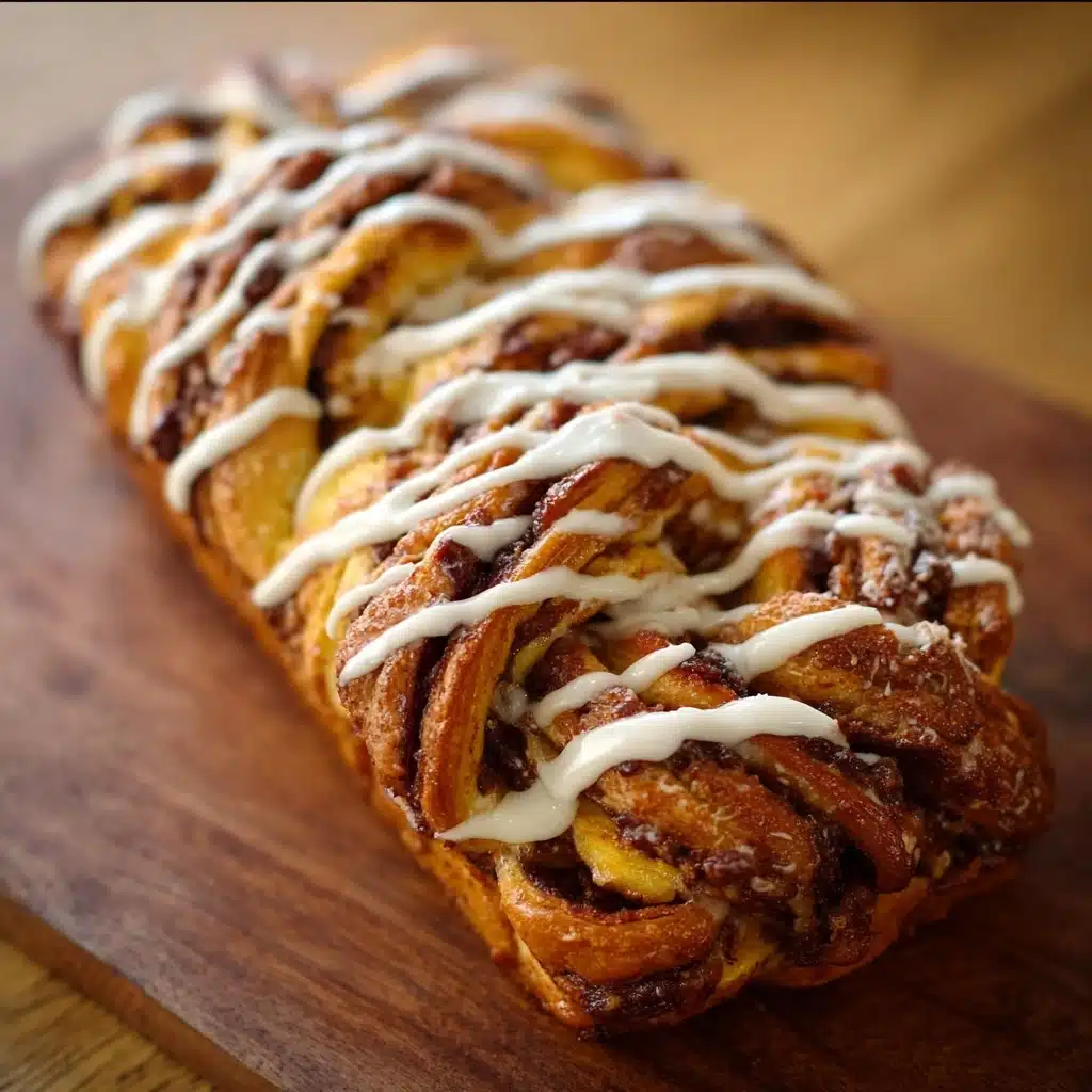 Pumpkin Cinnamon Roll Loaf Recipe with Cream Cheese Glaze Recipe