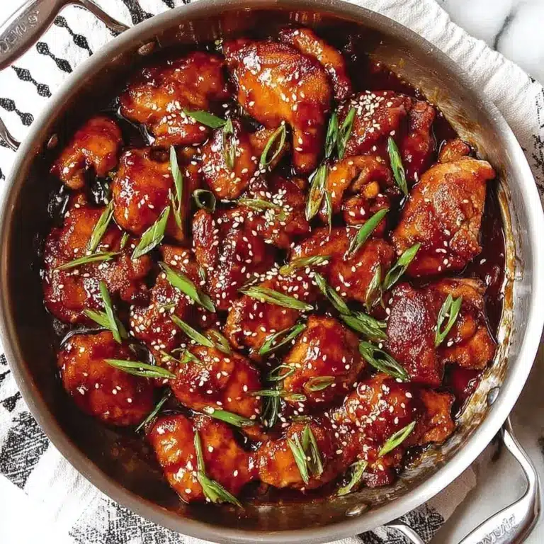 Sticky Ginger Soy Glazed Chicken Recipe