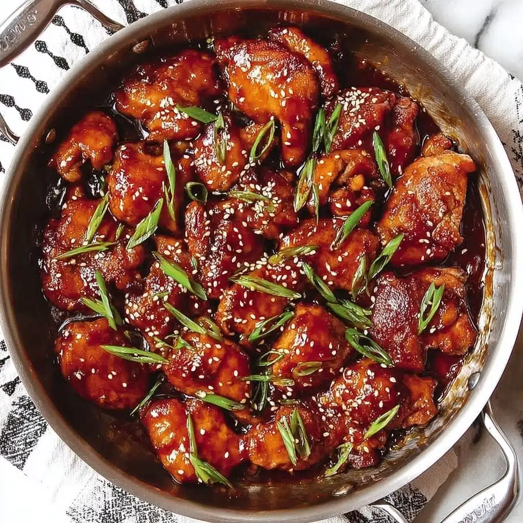 Sticky Ginger Soy Glazed Chicken Recipe