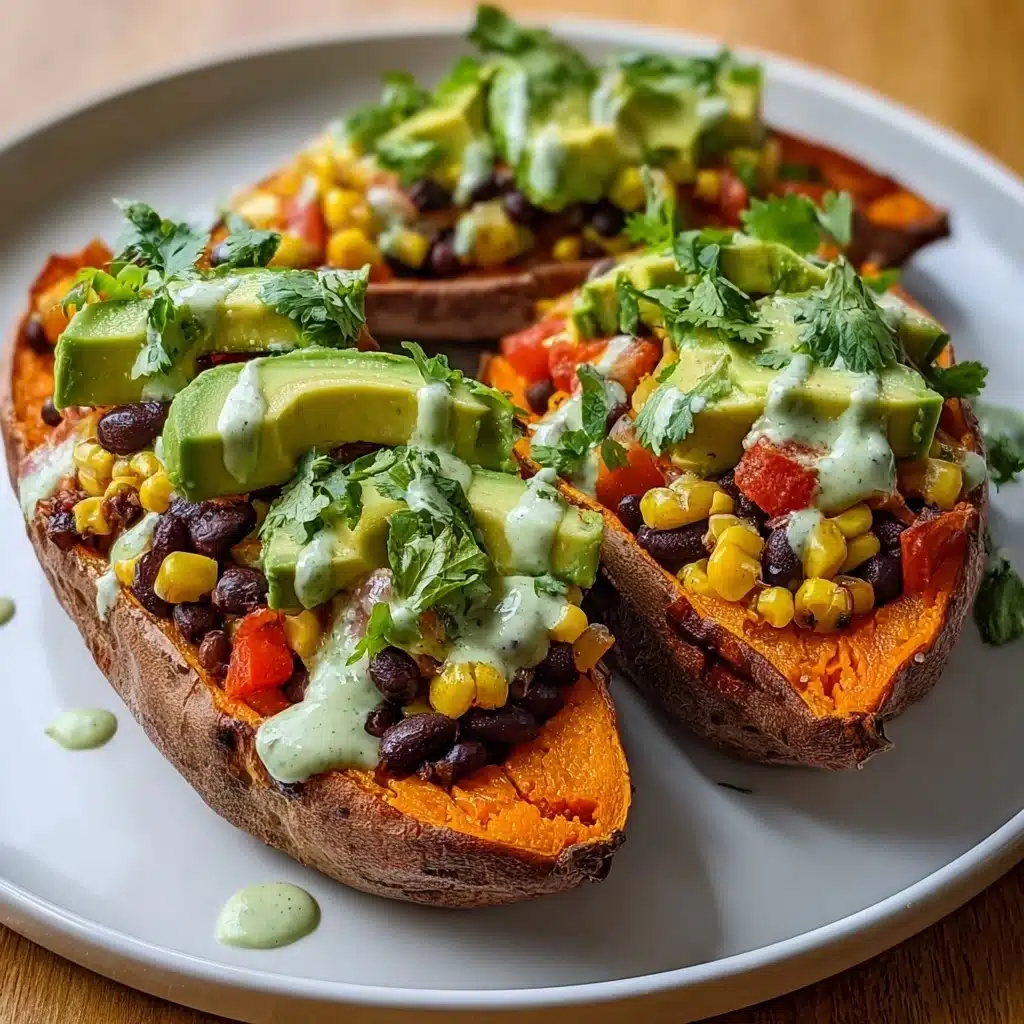Stuffed Sweet Potato with Avocado Recipe - Recipe Image