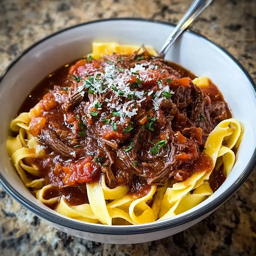 Sunday Slow Cooker Beef Ragu Recipe - Recipe Image