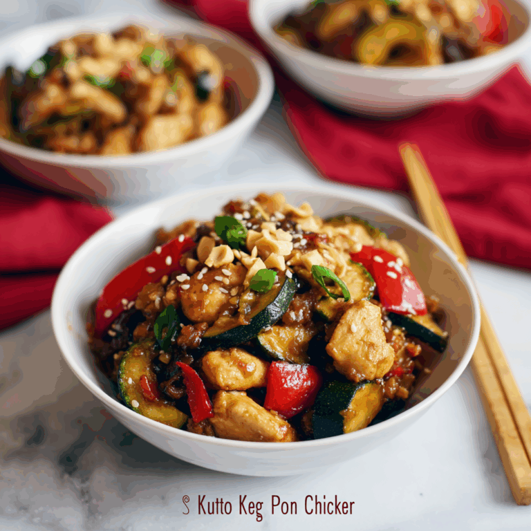 Keto Kung Pao Chicken Recipe