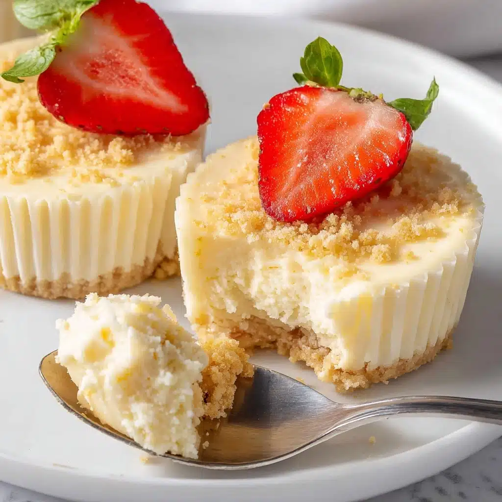 Mini Protein Cheesecakes (Gluten Free, Healthy) Recipe - Recipe Image