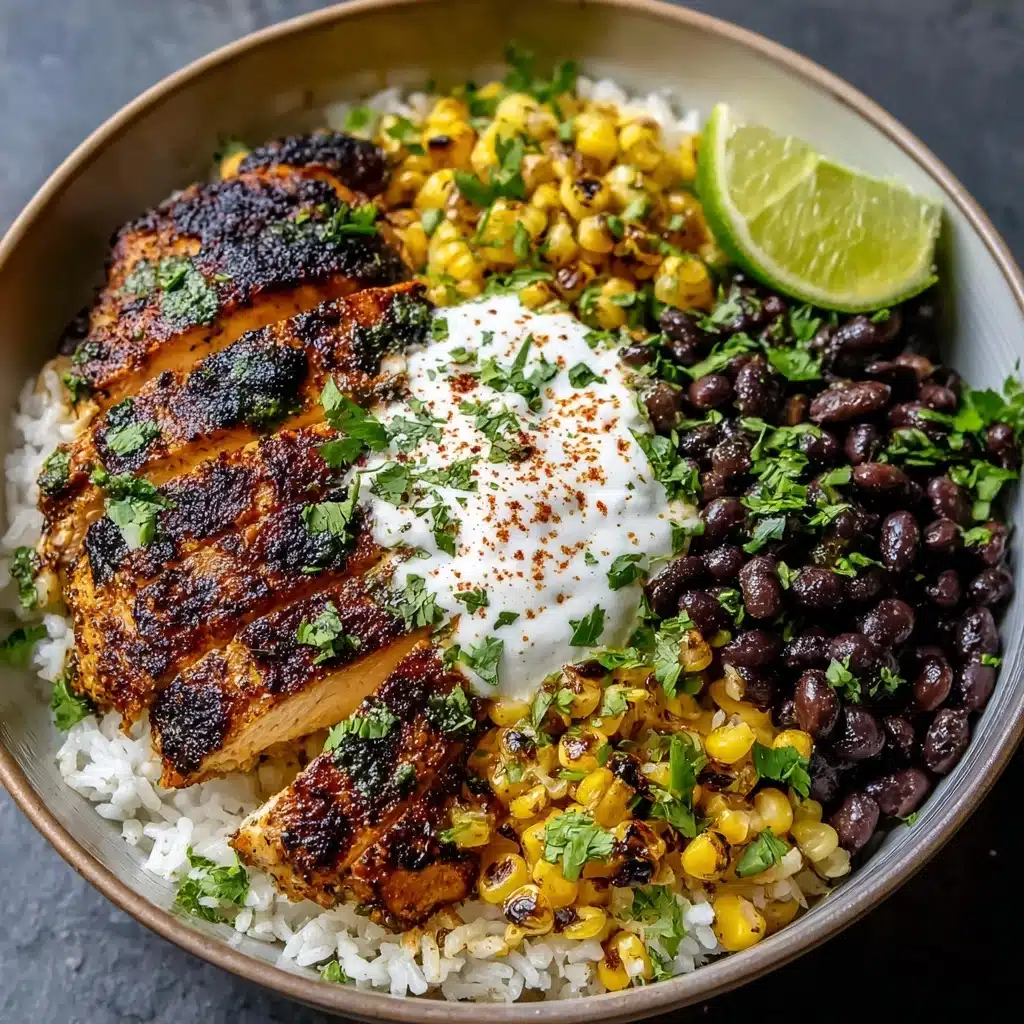 Street Corn Chicken Rice Bowl Recipe