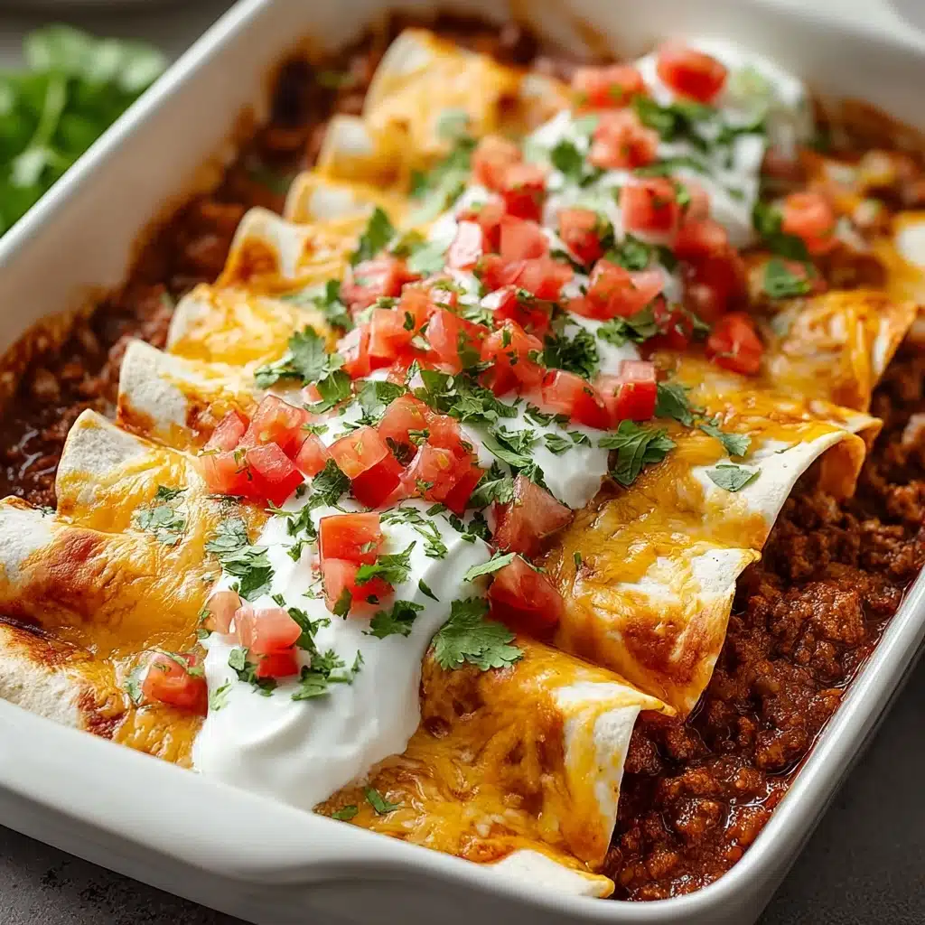 Ground Beef Enchiladas Recipe - Recipe Image