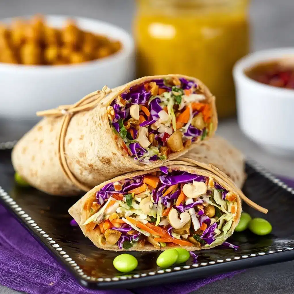 Thai Peanut Chicken Wraps Recipe