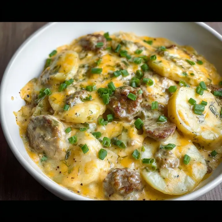 Crockpot Hamburger Potato Casserole Recipe