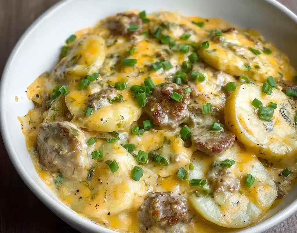 Crockpot Hamburger Potato Casserole Recipe