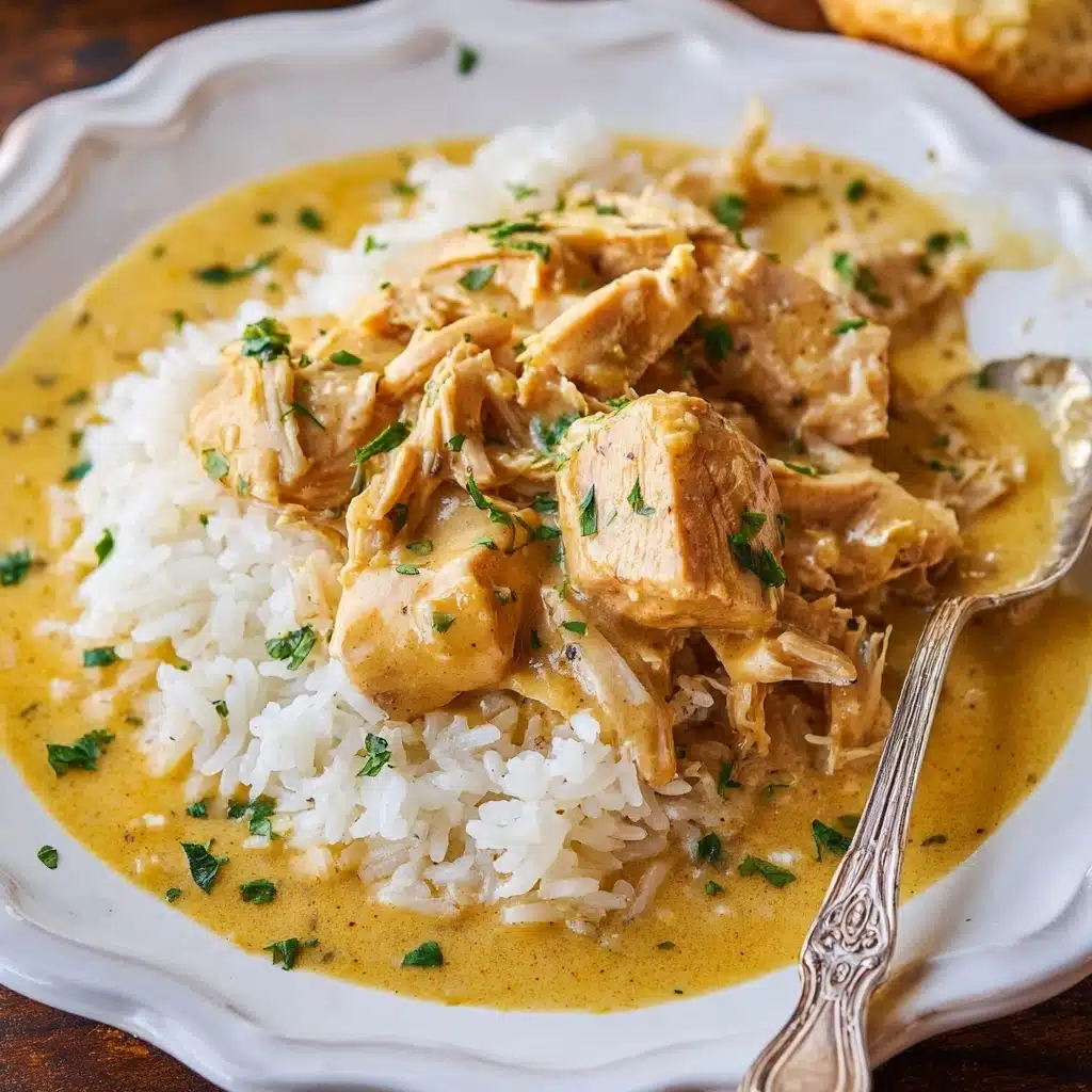 Easy Crockpot Chicken and Gravy Recipe - Recipe Image
