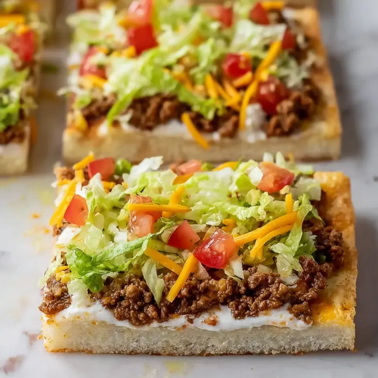 Easy Crescent Roll Taco Pizza Recipe