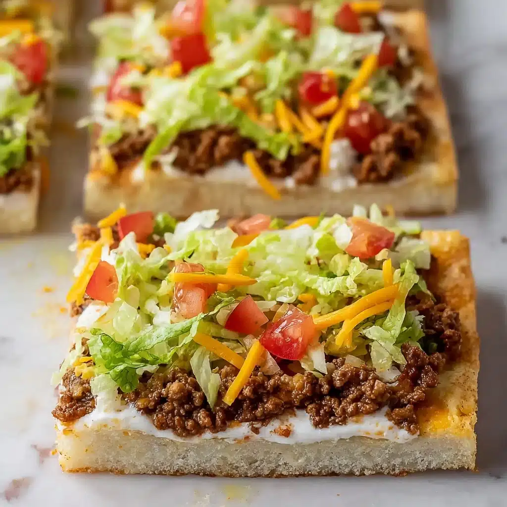 Easy Crescent Roll Taco Pizza Recipe