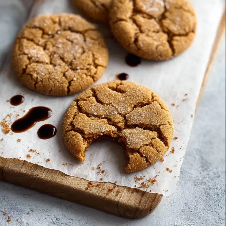 Chewy Pumpkin Spice Molasses Cookies Recipe