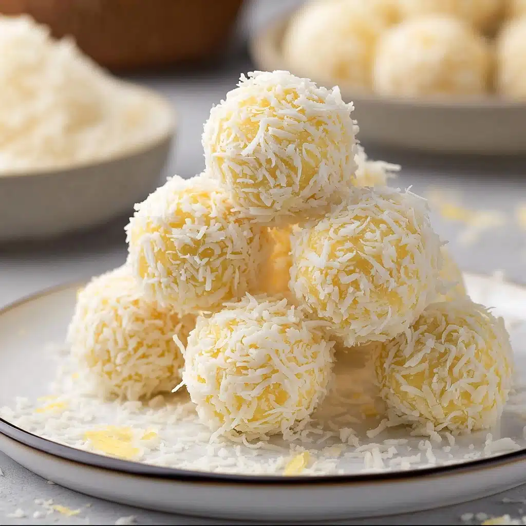Tropical Pineapple Coconut Balls Recipe - Recipe Image
