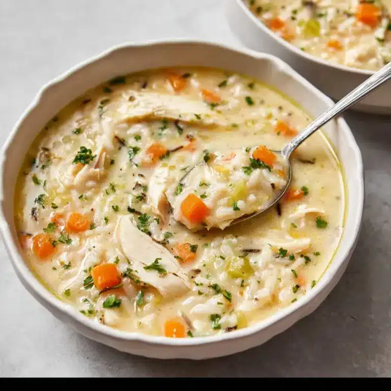Lemon Chicken Orzo Soup