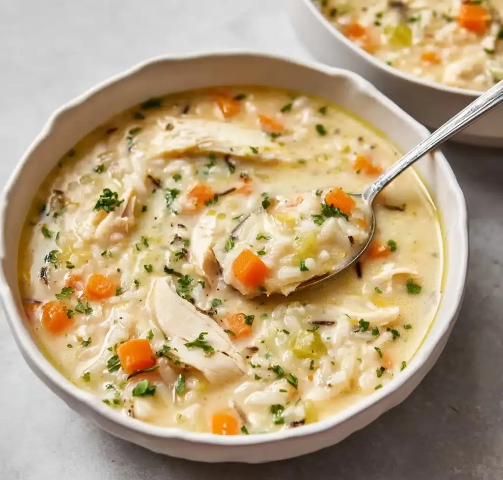 Lemon Chicken Orzo Soup