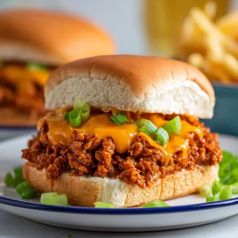 Cajun Chicken Sloppy Joes Recipe