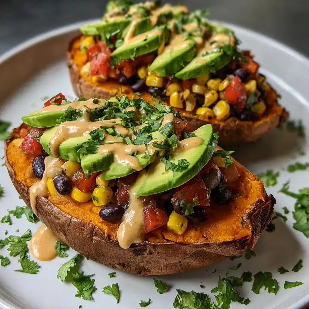 Stuffed Sweet Potato with Avocado Recipe
