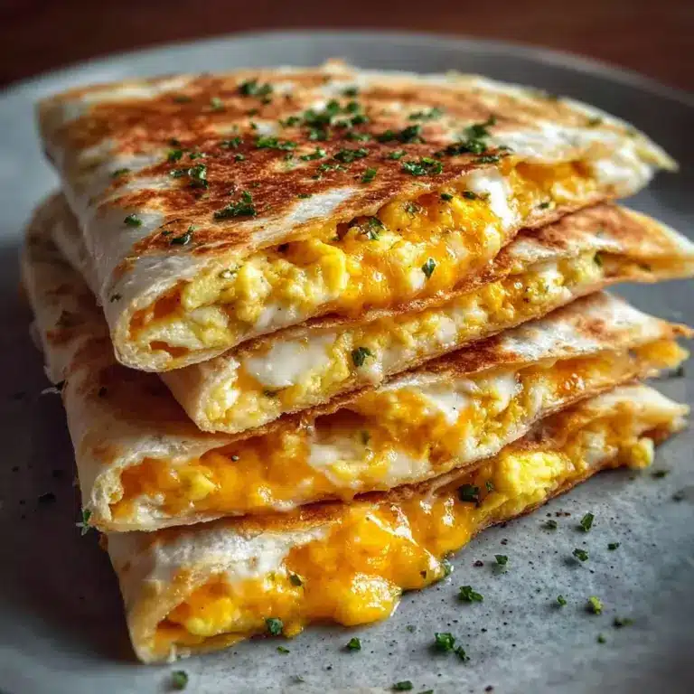 Cheddar Egg Quesadilla Recipe