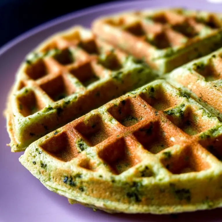 Pandan Waffles Recipe