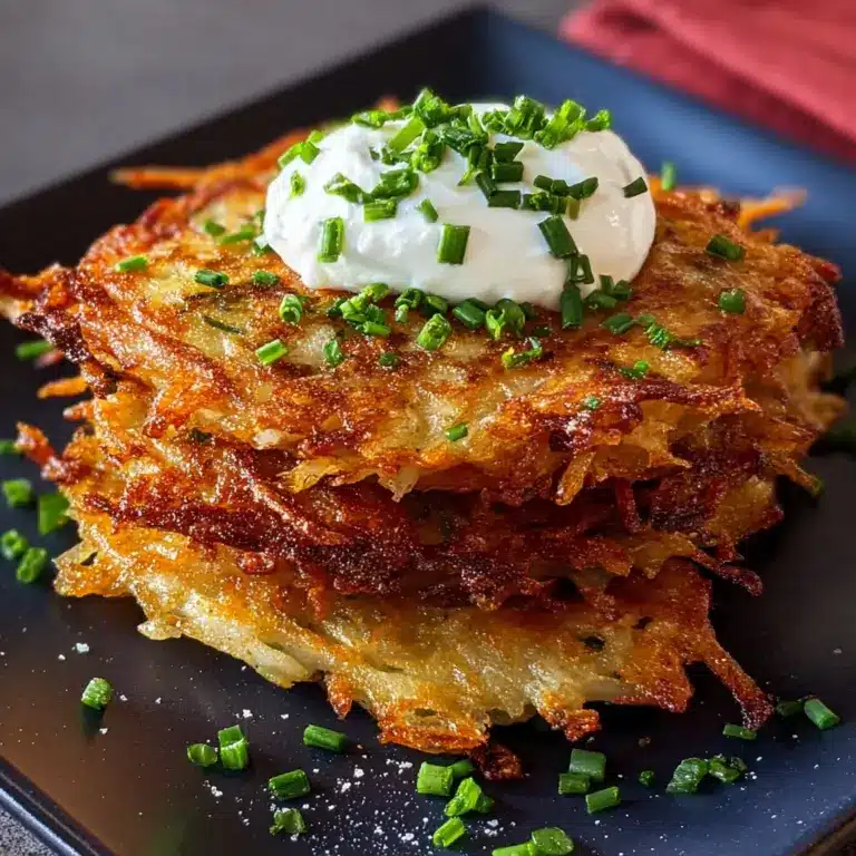 Crispy Potato Pancakes Recipe