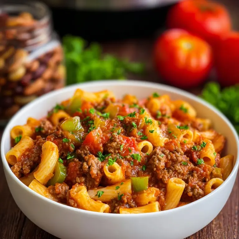 Crock Pot American Goulash Recipe