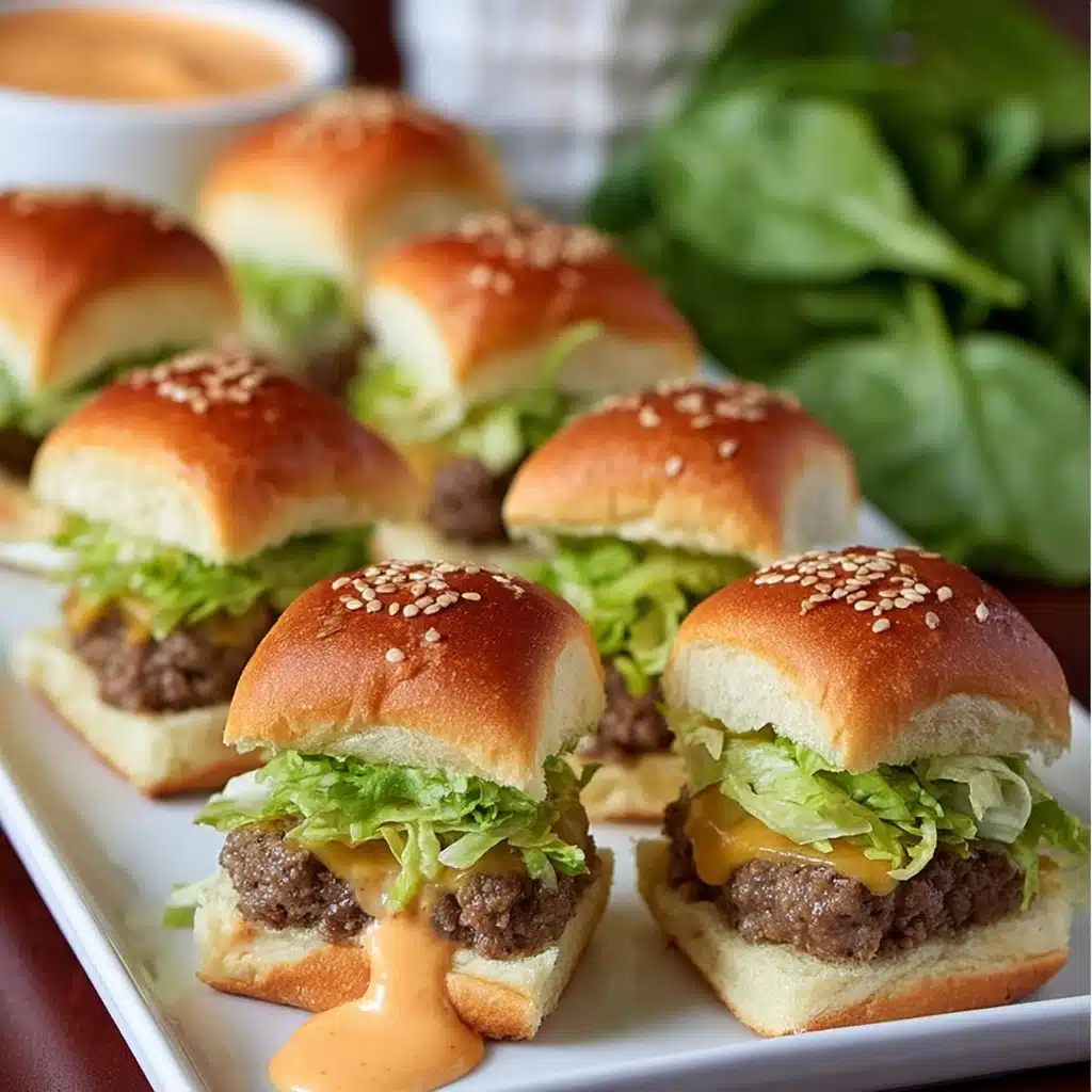 Big Mac Sliders Recipe