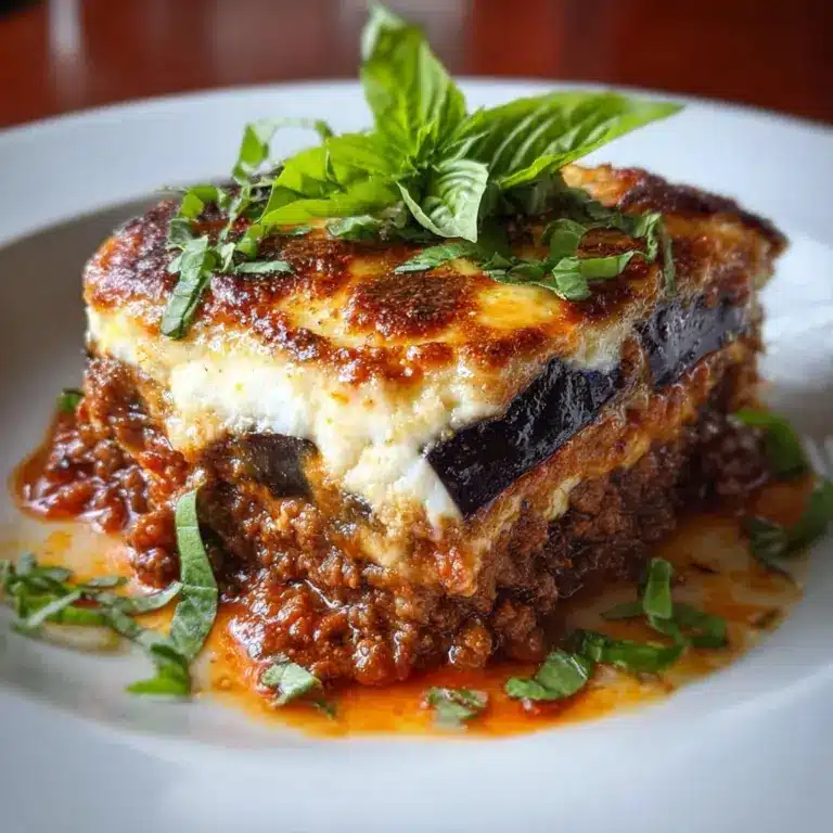 Eggplant Lasagna with Ricotta – No Pasta Needed Recipe