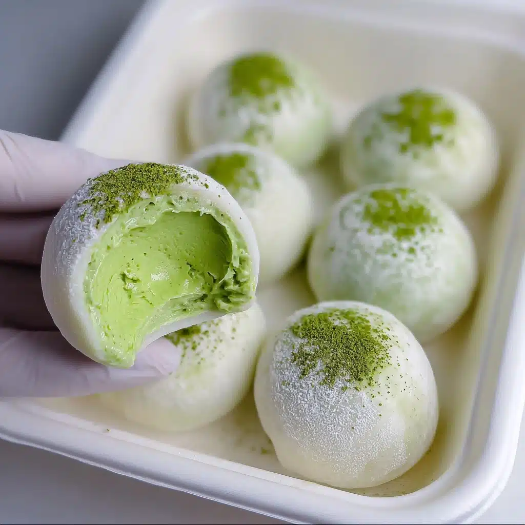 Homemade Matcha Cheesecake Daifuku Recipe - Recipe Image