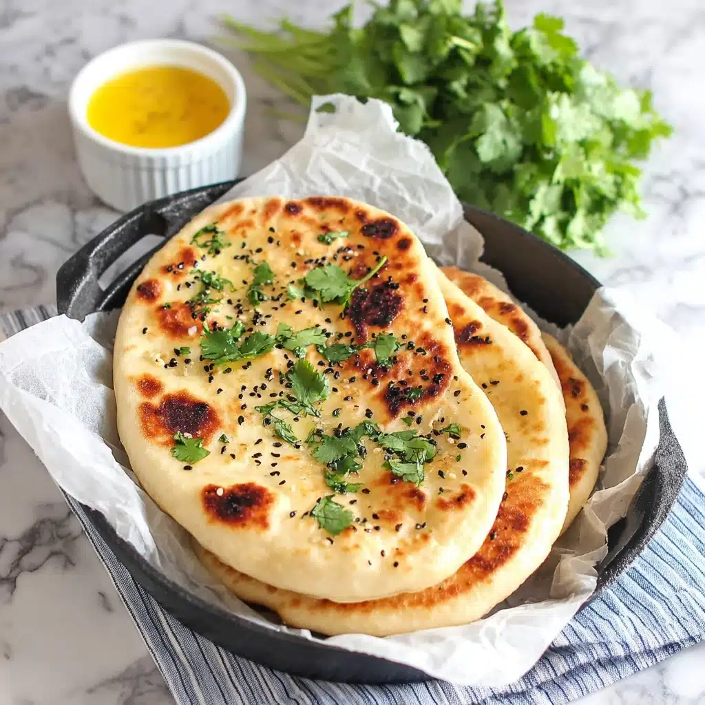 Cottage Cheese Garlic Naan Recipe