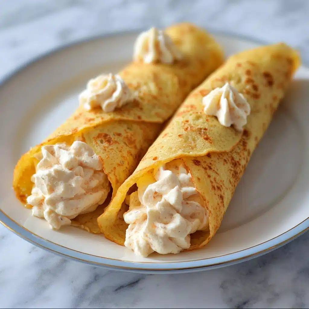 Pumpkin Crepes with Pumpkin Filling Recipe - Recipe Image