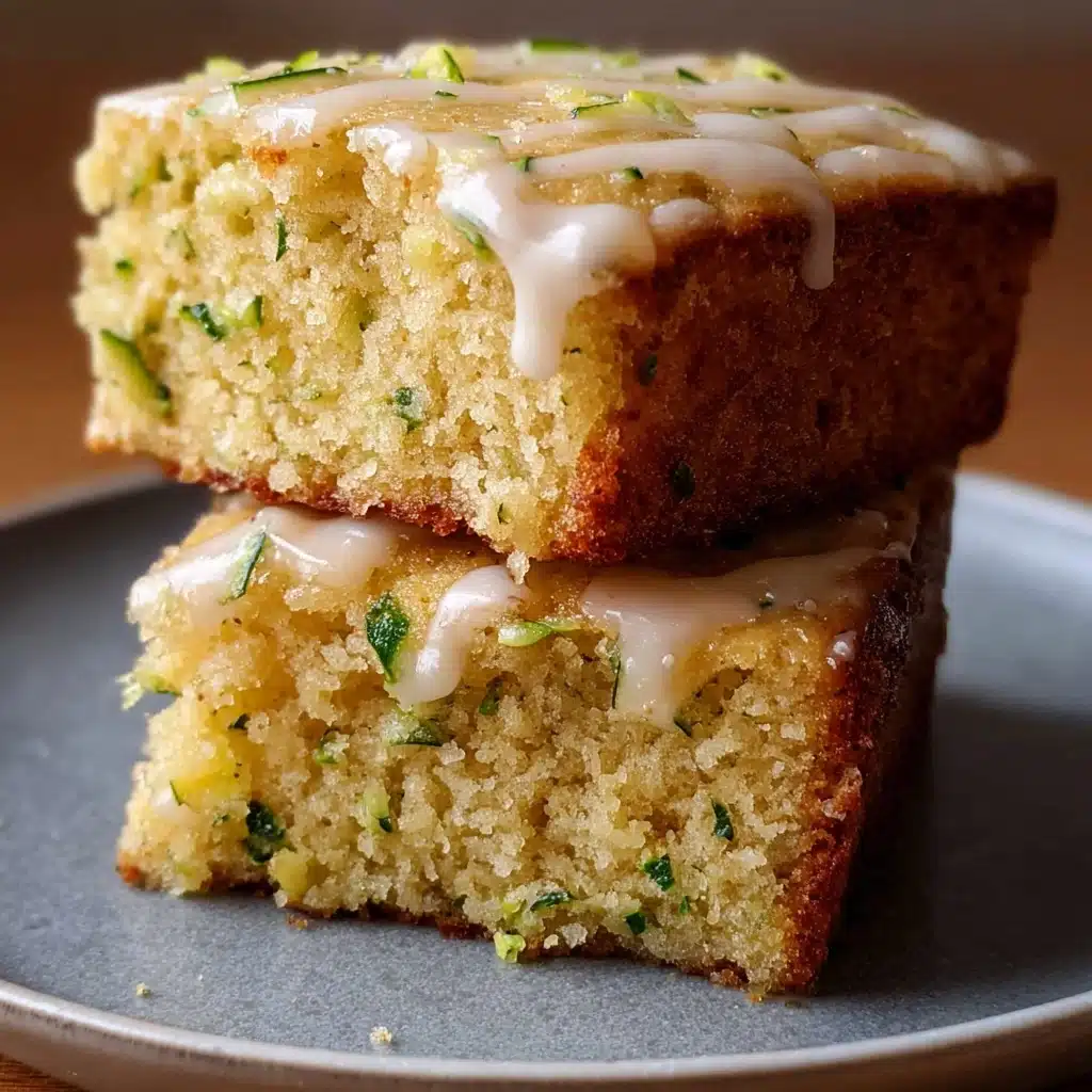 Lemon Zucchini Bars with Glaze Recipe - Recipe Image