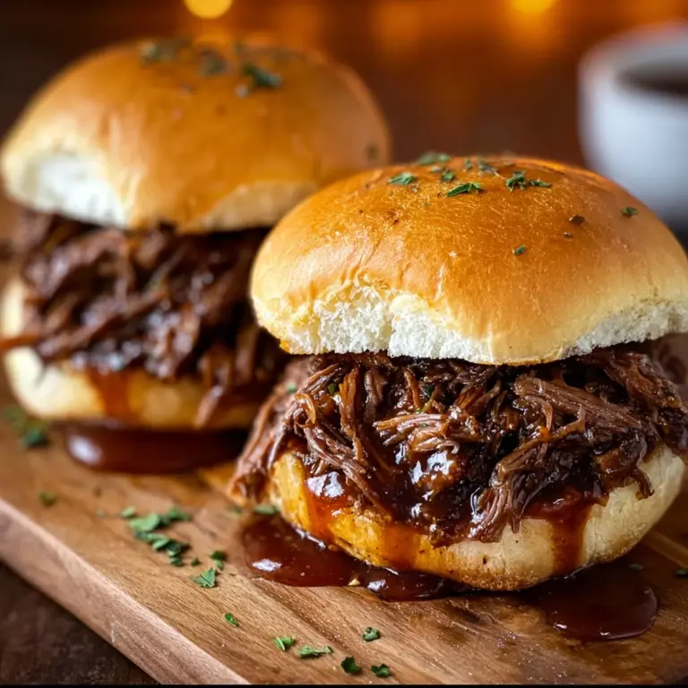 Crockpot French Dip Sandwiches Recipe