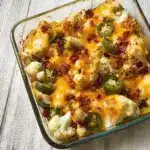Tasty Jalapeno Popper Cauliflower Casserole Recipe