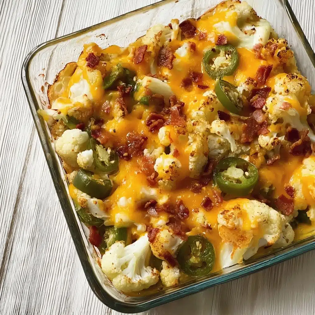 Tasty Jalapeno Popper Cauliflower Casserole Recipe