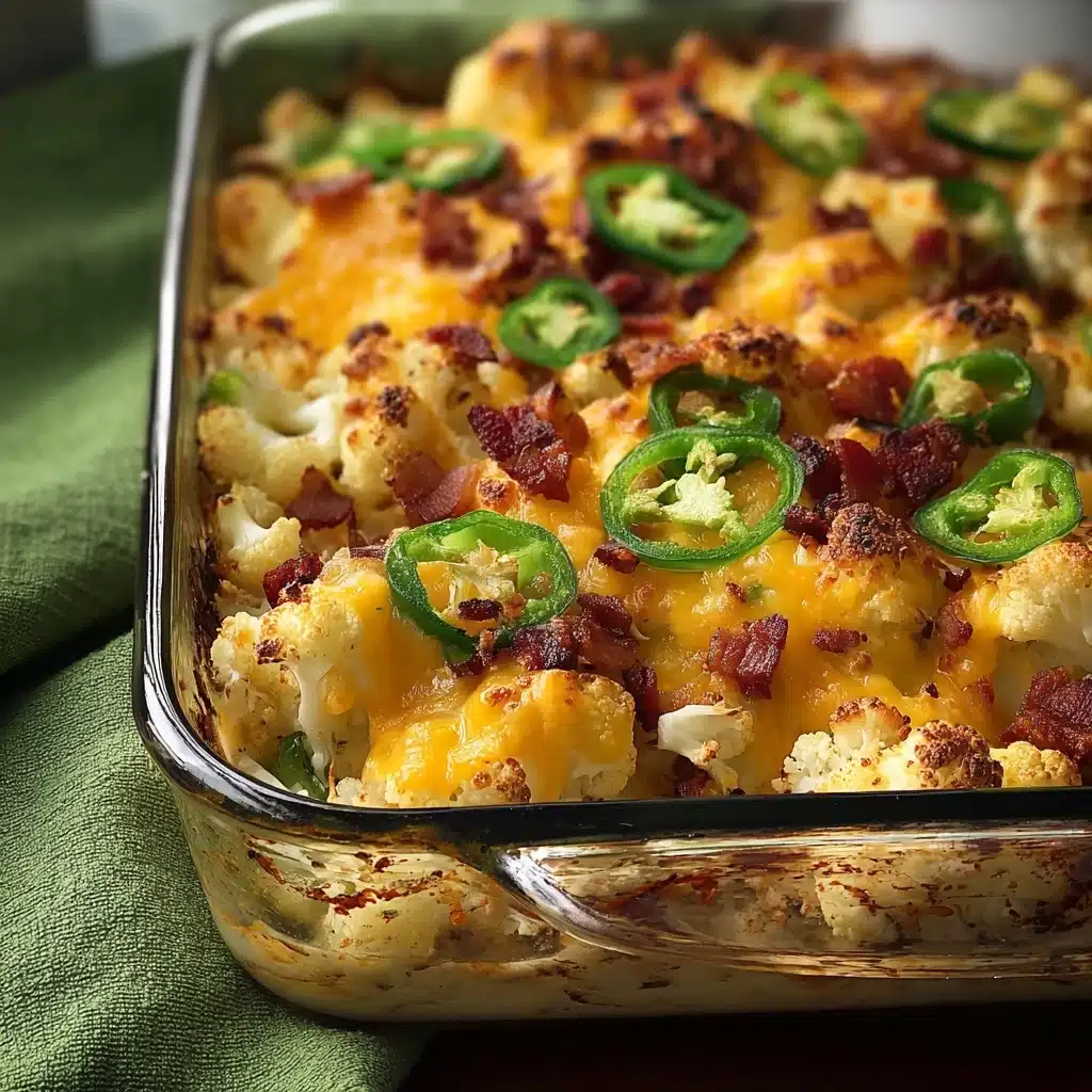 Tasty Jalapeno Popper Cauliflower Casserole Recipe - Recipe Image