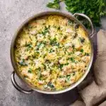 Chicken and Spinach Spaghetti Squash Alfredo Recipe