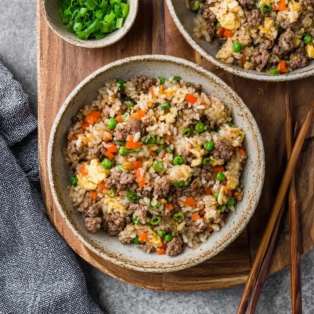 Ground Beef Fried Rice Recipe