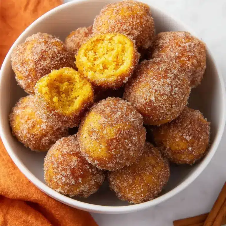 Easy Bisquick Pumpkin Donut Holes Recipe