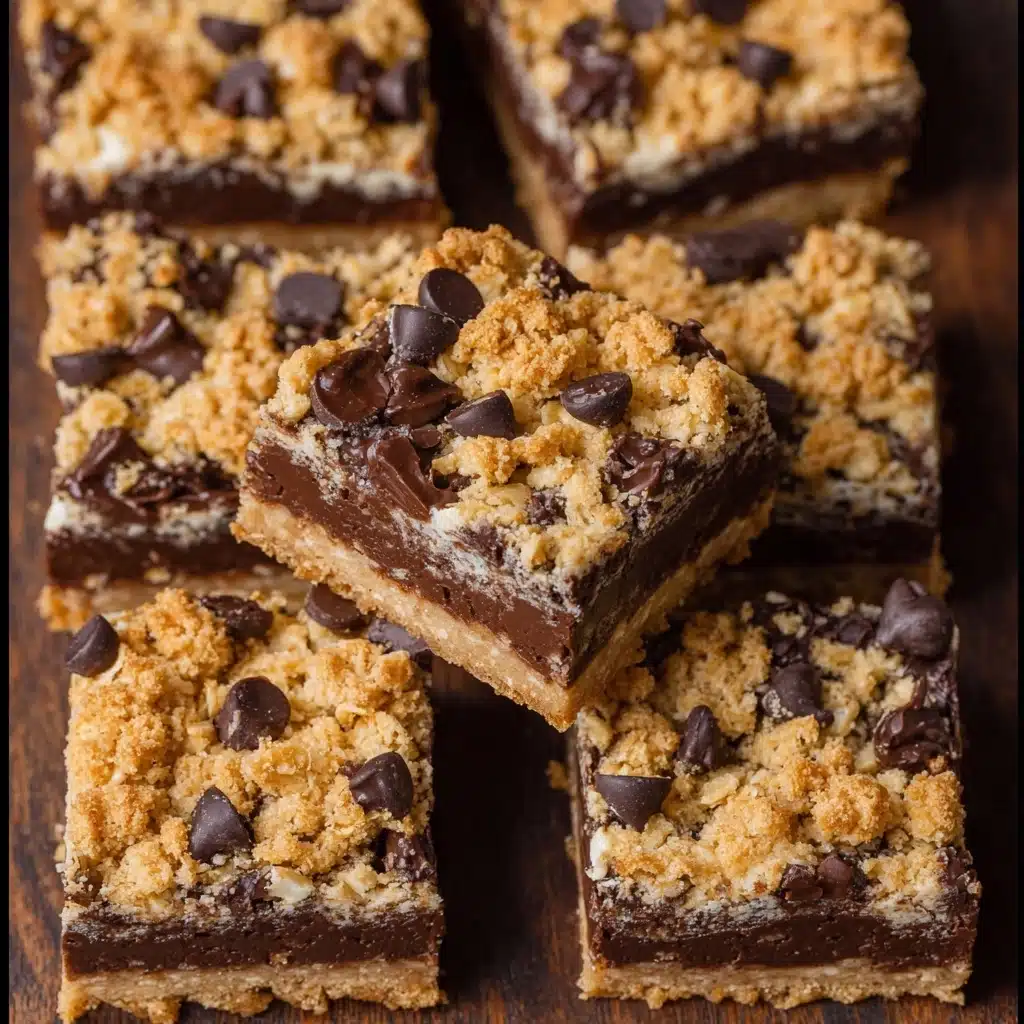 Chocolate Chip Peanut Butter Oatmeal Bars Recipe