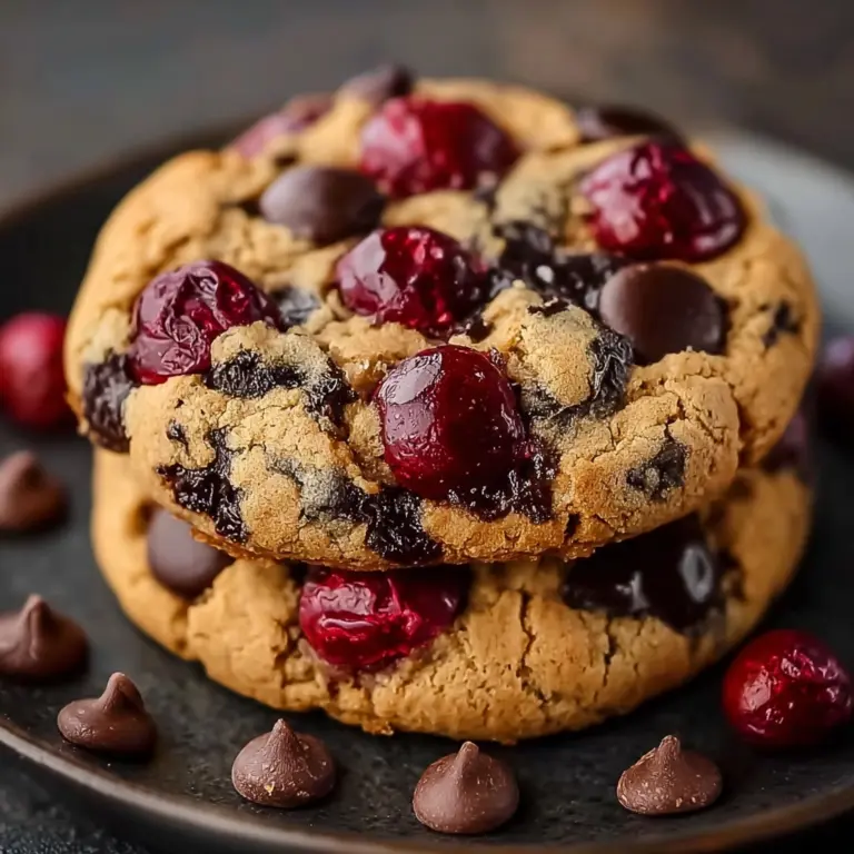Maraschino Cherry Chocolate Chip Cookies Delight Recipe