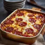 Pizza Style Cottage Cheese Bake Recipe