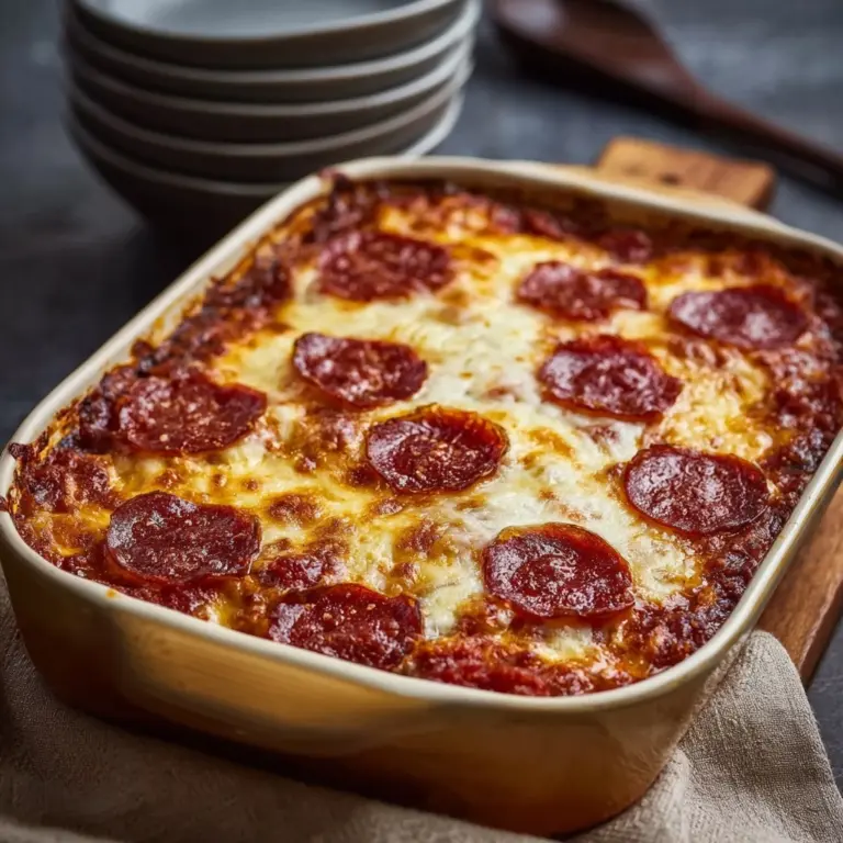 Pizza Style Cottage Cheese Bake Recipe