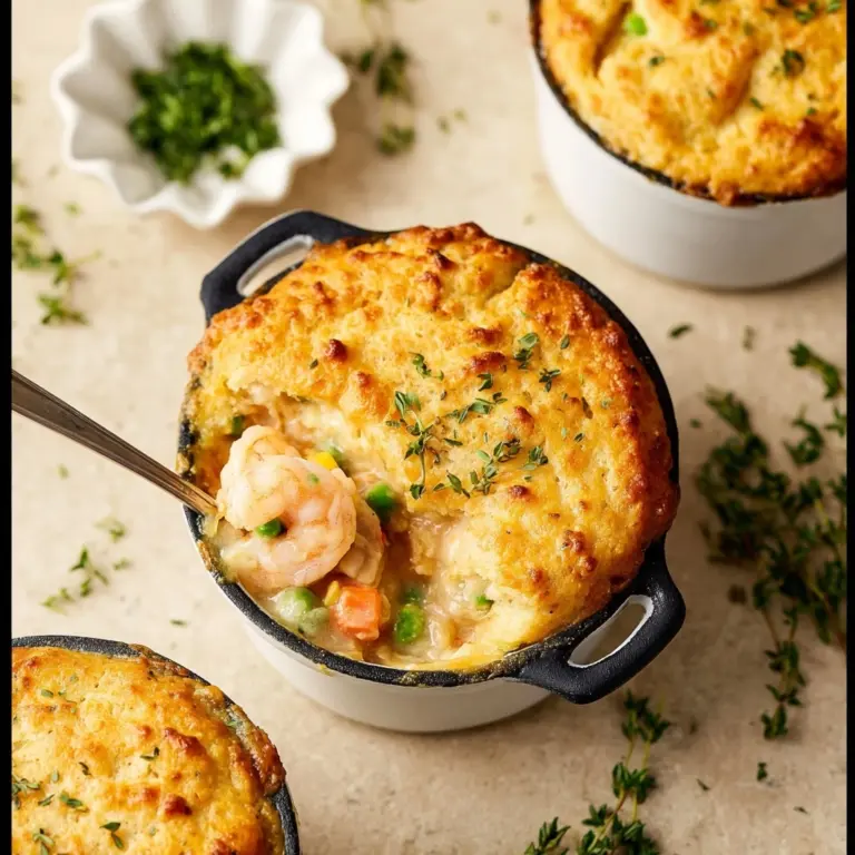 Cheddar Bay Biscuit Seafood Pot Pie Recipe