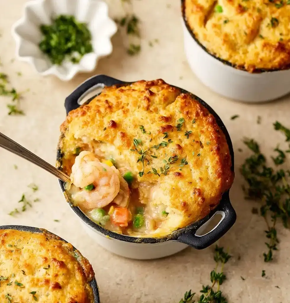 Cheddar Bay Biscuit Seafood Pot Pie Recipe