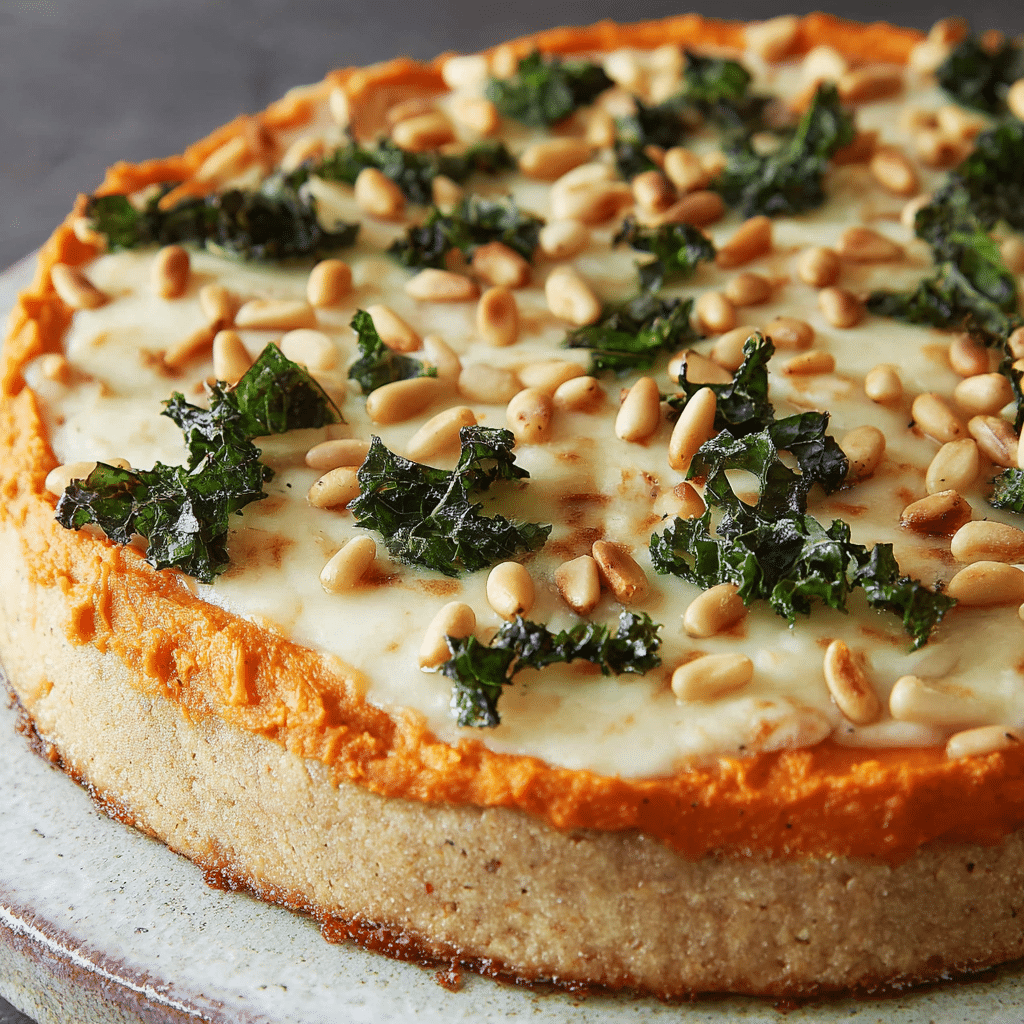 Pumpkin Kale Pizza Recipe - Recipe Image