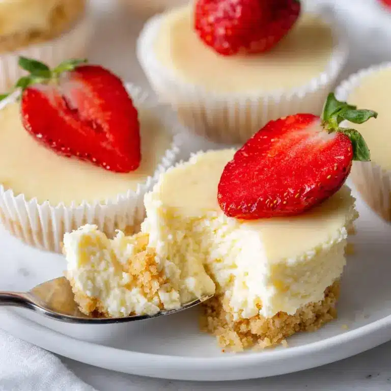 Mini Protein Cheesecakes (Gluten Free, Healthy) Recipe