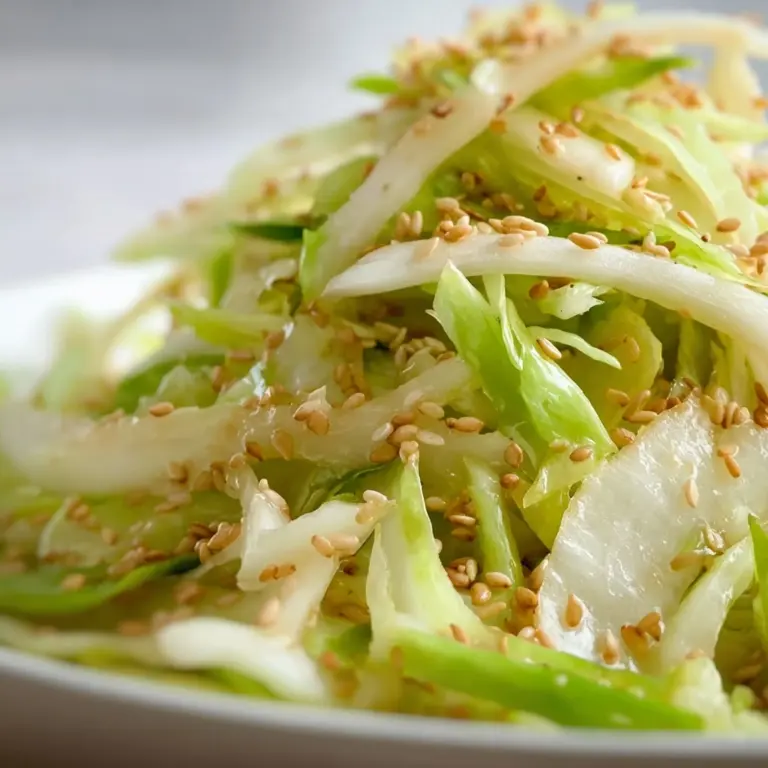 Ginger Sesame Cabbage Recipe