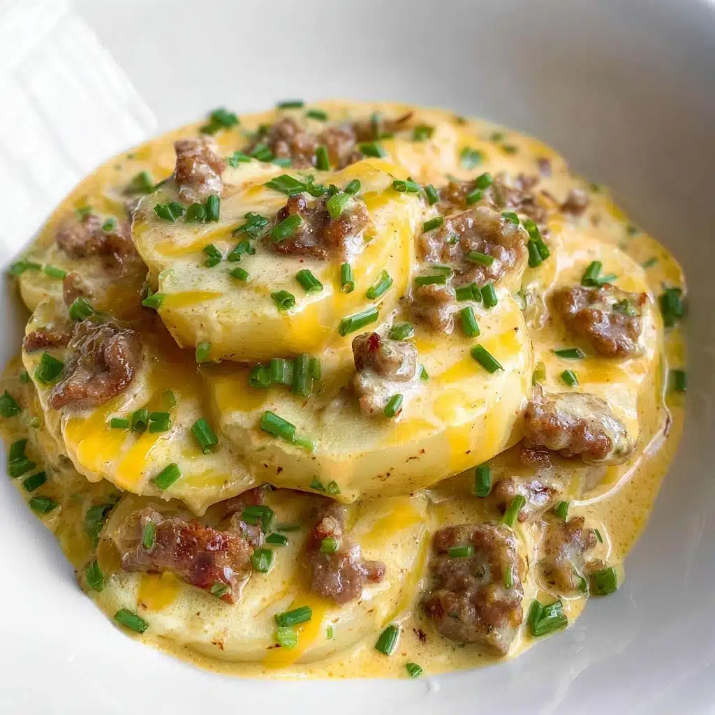 Crockpot Hamburger Potato Casserole Recipe - Recipe Image