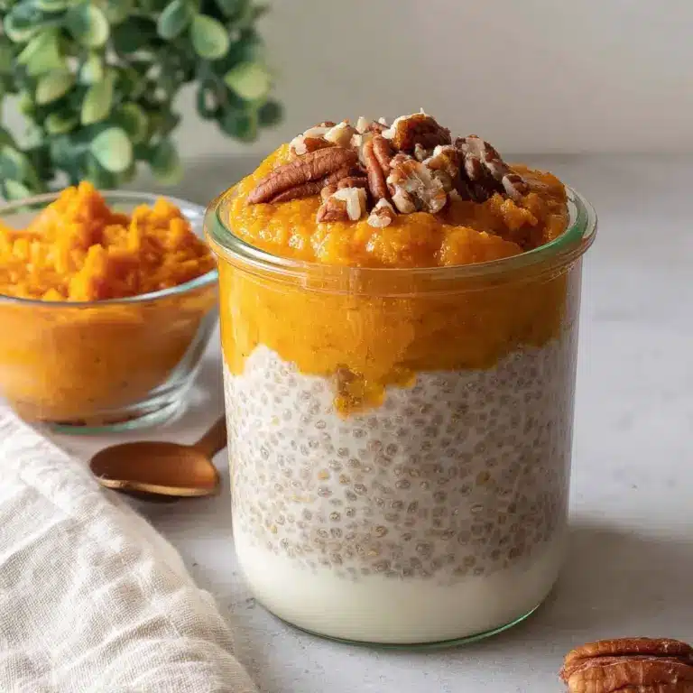 Creamy Pumpkin Pie Chia Seed Pudding with Yogurt Recipe